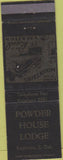 Matchbook Cover - Powder House Lodge Keystone SD