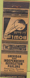 Matchbook Cover - Sheridan Independence Rec Parlors bowling