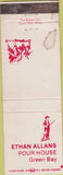 Matchbook Cover - Ethan Allans Pour House Green Bay WI STAINED