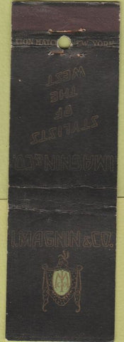 Matchbook Cover - \I Magnin Co  Stylists of the West WEAR