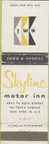 Matchbook Cover - Skyline Motor Inn New York NY WEAR
