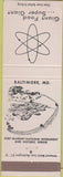 Matchbook Cover - Giant Food Store Fort McHenry Baltimore MD