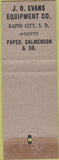 Matchbook Cover - Paper Calmenson Co Saint Paul MN Steel