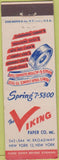 Matchbook Cover - The Viking Paper Co New York City