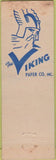 Matchbook Cover - The Viking Paper Co New York City