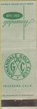 Matchbook Cover - Annadale Golf Club Pasadena CA WORN