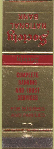 Matchbook Cover - Society National Bank Cleveland OH