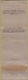 Matchbook Cover - Colgate Diamond S Monogram Crest