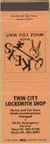 Matchbook Cover - Twin City Locksmith Shop Alaska? AK