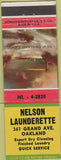 Matchbook Cover - Nelson Launderette Oakland CA