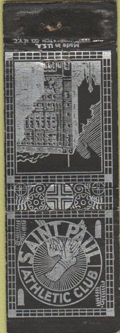 Matchbook Cover - Saint Paul Athletic Club MN  Insurance WEAR