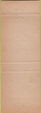 Matchbook Cover - Chevron oil gas Butcher Tiedje San Francisco CA