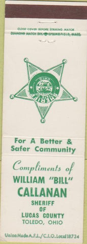Matchbook Cover - Walter Frazier Judge Jefferson County MO
