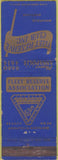 Matchbook Cover - Fleet Reserve Club Annapolis MD WORN