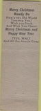 Matchbook Cover - Acacia Truck Inn Morgan Hill CA Christmas