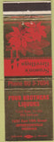 Matchbook Cover - Four Brothers Liquors Jeffersonville IN Christmas