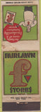 Matchbook Cover - Fairlawn Grocery Stores WORN