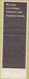 Matchbook Cover - Fireman's Fund Insurance Keough Kirby Woonsocket RI