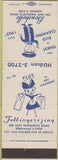 Matchbook Cover - Boushelle Rug Cleaning Chicago IL dry cleaning LL25
