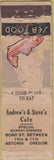 Matchbook Cover - Downtown oil gas Sioux City IA pinup