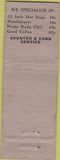 Matchbook Cover - Jiffway Lunch Milwaukie OR Hot Dogs WORN hamburgers