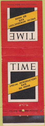 Matchbook Cover - Time Magazine