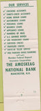 Matchbook Cover - Amoskeag National Bank Manchester NH