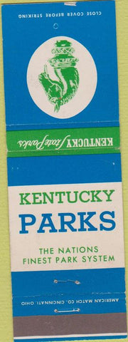 Matchbook Cover - Kentucky State Parks KY