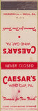 Matchbook Cover - Caesar's Wind Gap PA WEAR