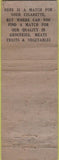 Matchbook Cover - Warren O Grant Springfield MA POOR