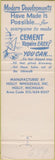 Matchbook Cover - Kwik Mix Concrete Mortar Holly MI