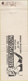 Matchbook Cover - Le Que Ue Coiffures Naples Long Beach CA girlie yellow WEAR