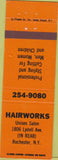 Matchbook Cover - Hairworks Rochester NY salon