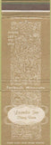 Matchbook Cover - Lavender Inn Dining Room Faribault MN