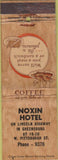 Matchbook Cover - Nixon Hotel Greensburg PA WEAR