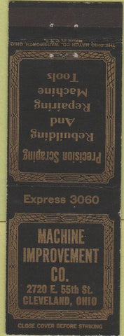 Matchbook Cover - Machine Improvement Co Cleveland OH