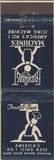 Matchbook Cover - Frost O Fast Machines Ice Union City NJ