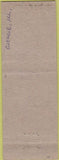 Matchbook Cover - Schultz Nord Village Cleners Wilmette Glencoe Evanston IL