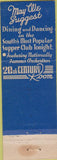Matchbook Cover - Hotel Claridge Memphis TN