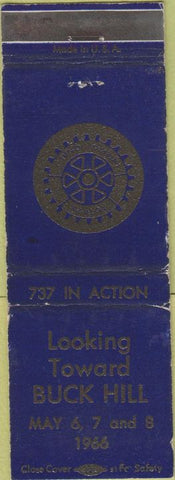 Matchbook Cover - Rotary International Buck Hill 1966 737