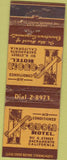 Matchbook Cover - Sequoia Hotel Sacramento CA WEAR