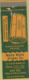 Matchbook Cover - Walla Walla Draper Co WA