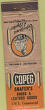 Matchbook Cover - Copeland Ryder Shoes  WEAR