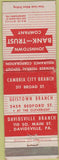 Matchbook Cover - Johnstown Bank Trust Johnstown PA WORN