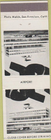 Matchbook Cover - San Francisco Tourism Airport CA
