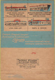 Matchbook Cover - Sunset Motor Chevrolet Cadillac Oldsmobile Dalles OR 40 Strike