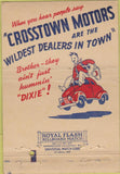 Matchbook Cover - Crosstown Motors Kansas City? MO 40 Strike