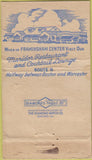 Matchbook Cover - Wellworth Restaurant Framingham MA WORN Diamond 36 Strike