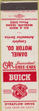 Matchbook Cover - Daniel Motor Co Buick Moscow ID