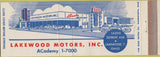 Matchbook Cover - Lakewood Lincoln Mercury Lakewood OH